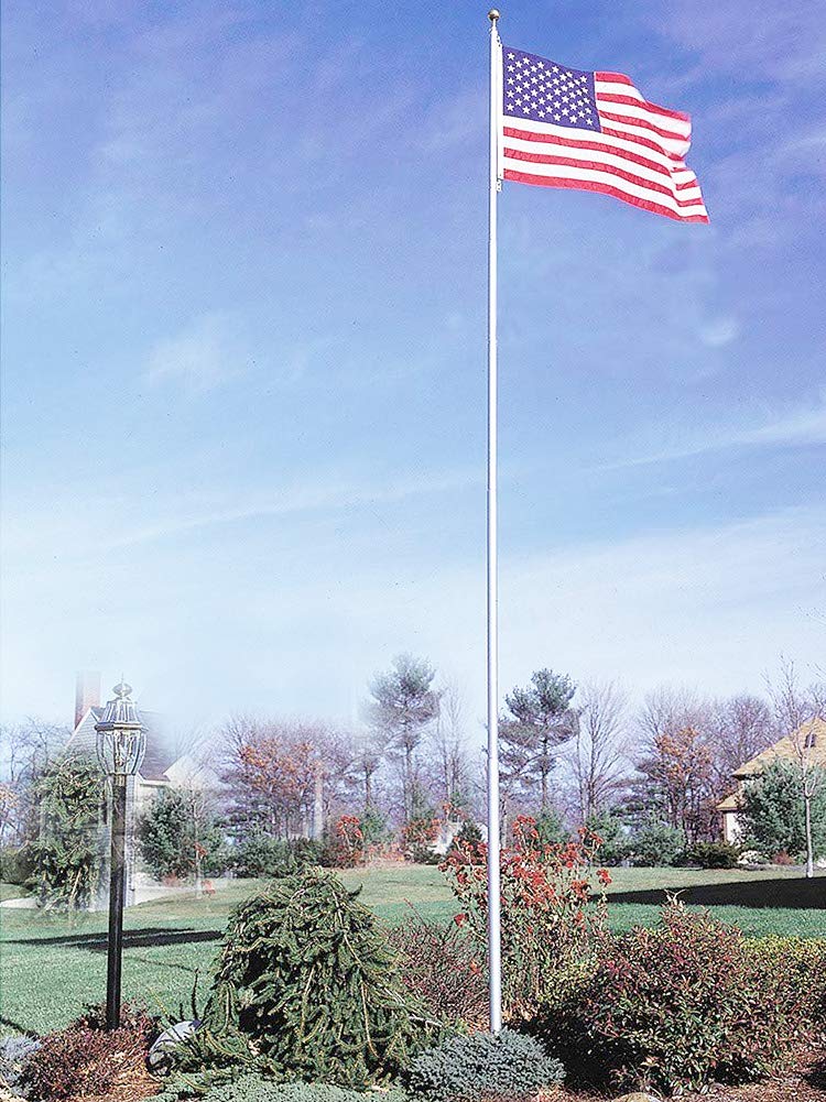 Amgate 5/16 inch Flag Pole Rope with Wire Core Center, 5/16" by 100 Ft Flagpole Braided Polyester Halyard Line Steel Center - Industrial Grade for Flagpoles, Pulleys, Sailboats - Image 2